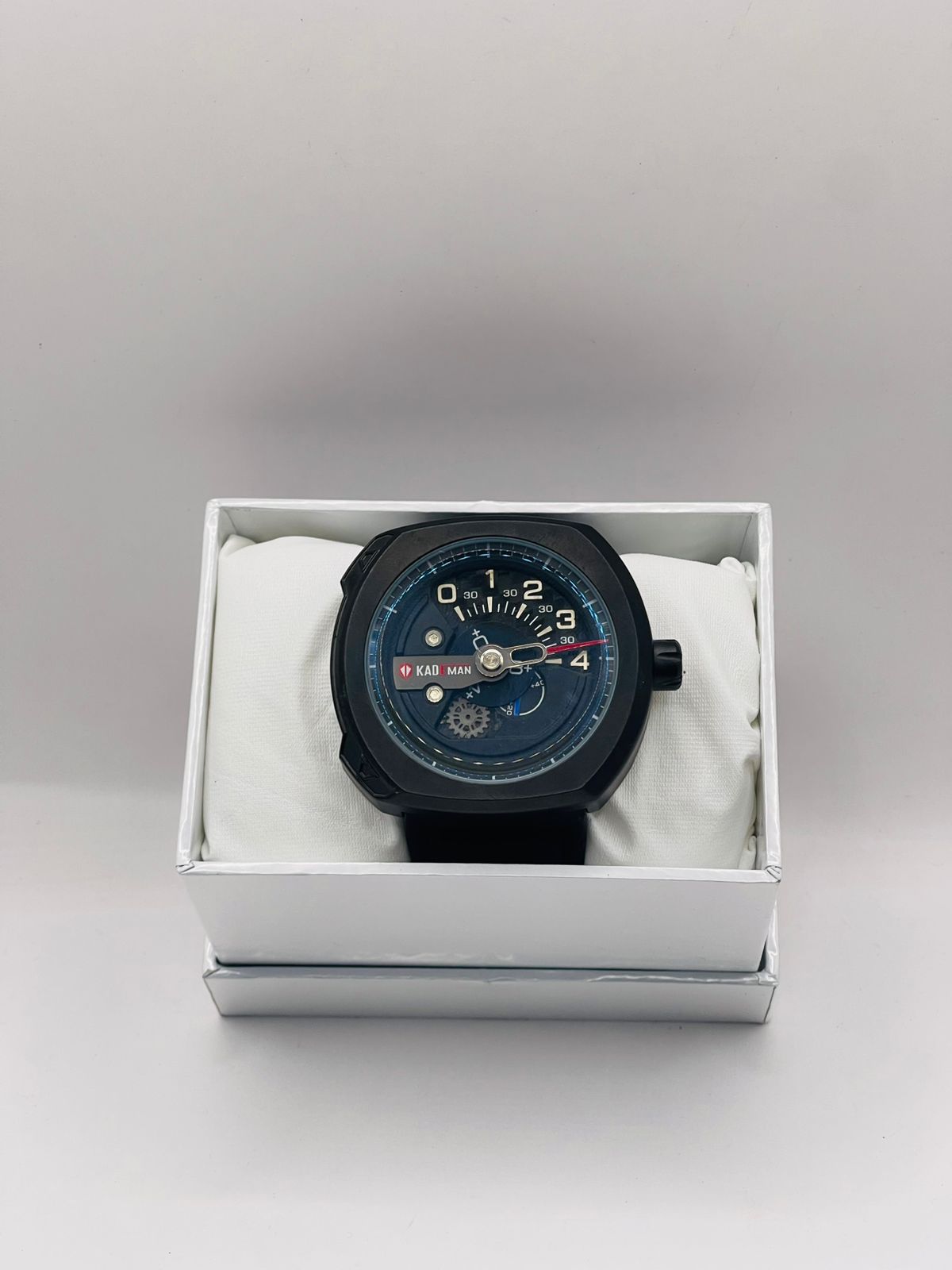 Maverick Timekeepers | Dark Case PU Leather Strap Chronos