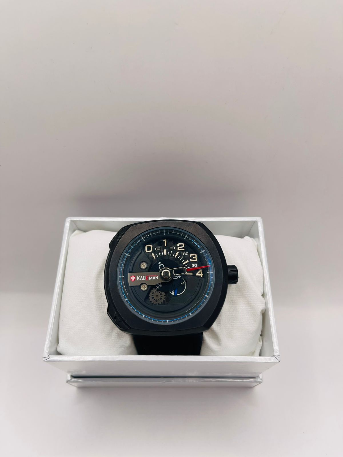 Maverick Timekeepers | Dark Case PU Leather Strap Chronos